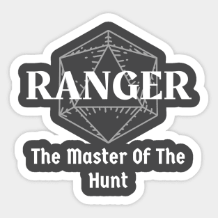 "The Master Of The Hunt" Ranger Class Sticker